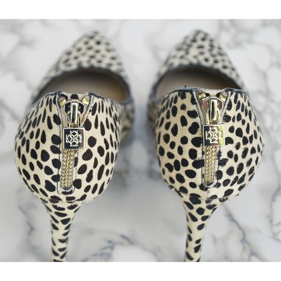 NWOT Ann Taylor Cheetah Liz Zipper Heel 8 - Picture 5 of 8